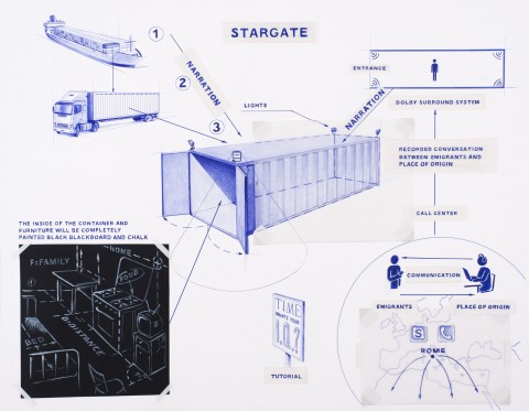 Giuseppe Stampone, Stargate, Prometeogallery