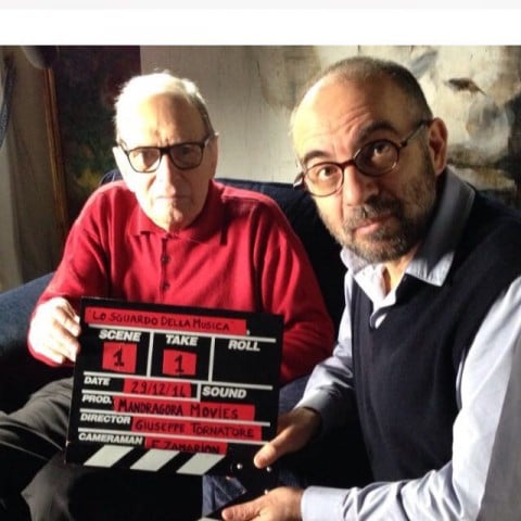 Giuseppe Tornatore con Ennio Morricone