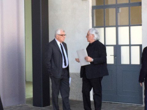 Germano Celant e Patrizio Bertelli