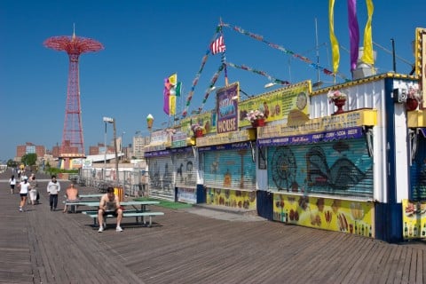 Il lungomare di Coney Island