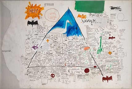 Jean-Michel Basquiat, Untitled, 1986 - Collection of Larry Warsh - (c) Estate of Jean-Michel Basquiat - photo Gavin Ashworth, Brooklyn Museum