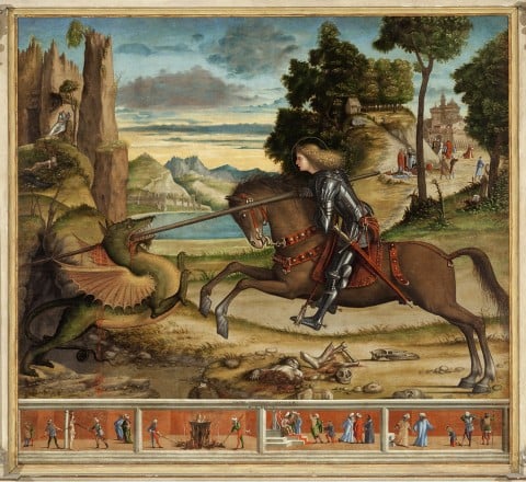 Vittore Carpaccio, San Giorgio e il drago, 1516, San Giorgio Maggiore, Venezia