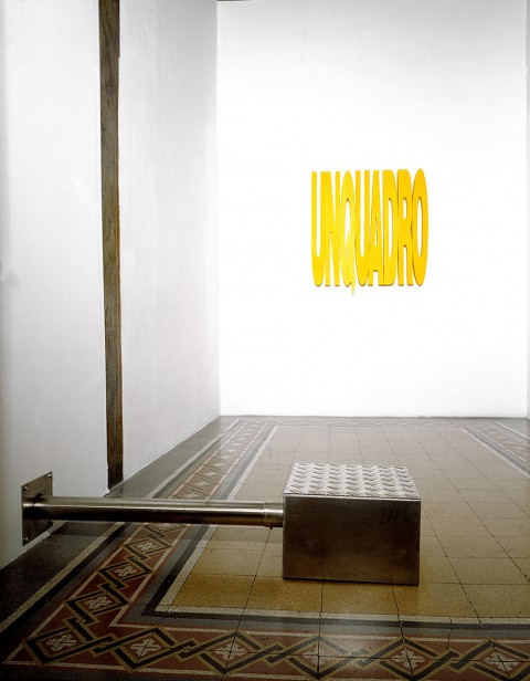 Umberto Cavenago alla Galleria La Nuova Pesa, nel 1994