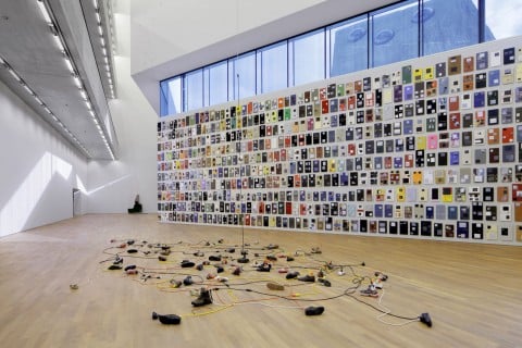 Veduta della mostra di Paul Chan allo Schaulager di Basilea, 2014 - photo Tom Bisig