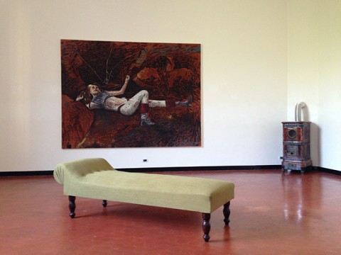 Andrea Salvino – Troppo presto troppo tardi - veduta della mostra presso lo Studio SALES, Roma