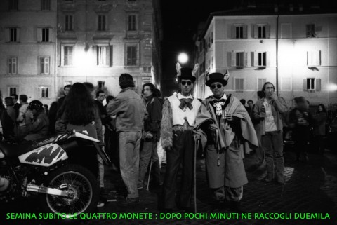 Felice Levini & H.H. Lim, Il Gatto e la Volpe, 1993 - courtesy Galleria Paola Verrengia, Salerno - photo Ciro Fundarò