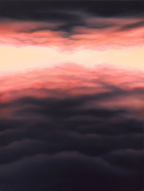 Geppy Pisanelli, Clouds, olio su lino (2014)