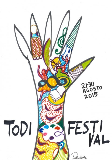 Il manifesto di Michelangelo Pistoletto per il Todi Festival