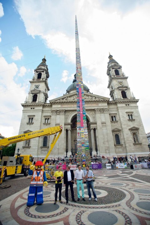 La Lego tower di Budapest, attuale record