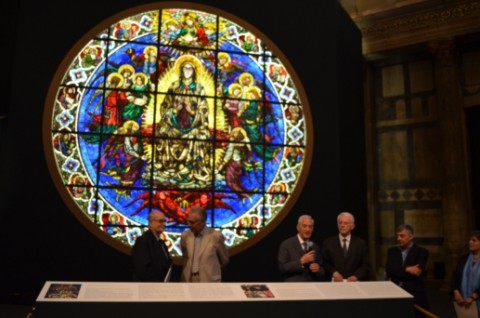 La vetrata di Santa Maria del Fiore restaurata