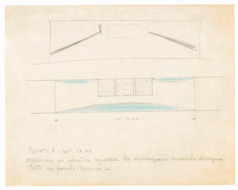 Lucio Fontana, Progetto per ambientazione Trinità, 1966