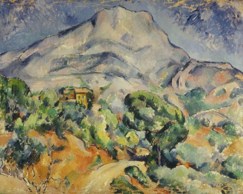 Paul Cezanne - Paysage Provencal, 1900-1904, matita e acquerello su carta