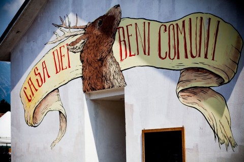 Clorofilla, Belluno, 2015 - Ericailcane per la Casa dei Beni Comuni - foto Alice Bettolo