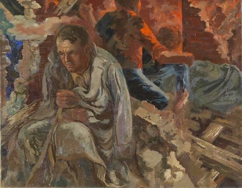 George Grosz, Ricordando (Autoritratto), 1936