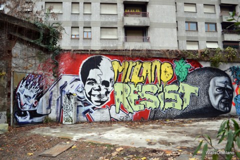 Graffiti a Milano, foto by urbantrash.net