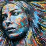 Il murale di David Walker trasformato in biglietto Atac