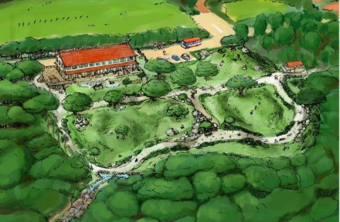 Il parco per bambini disegnato da Hayao Miyazaki