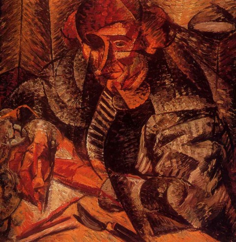 L'Antigrazioso di Umberto Boccioni, collezione Cerruti