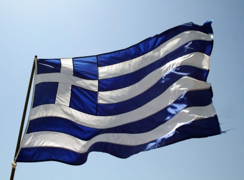 La bandiera della Grecia