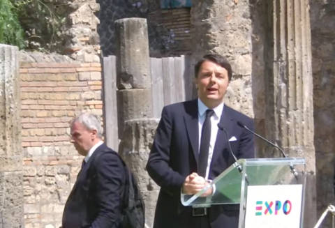 Matteo Renzi a Pompei