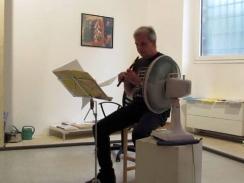 Mauro Dal Fior - Wind Music by Mieko Shiomi - Galleria La Giarina, Verona 2015