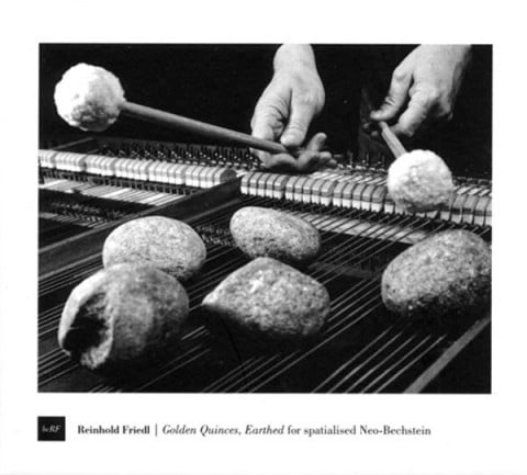 Reinhold Friedl, Golden Quinces, Earthed, for spatialised Neo-Bechstein