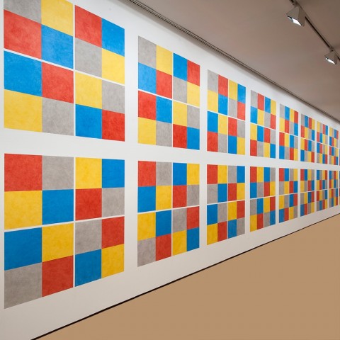 Sol Lewitt, Wall drawing 413 - Fundación Botín, Santander 2015