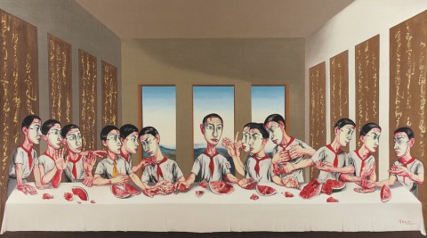 Zeng Fanzhi, Ultima Cena, 2001