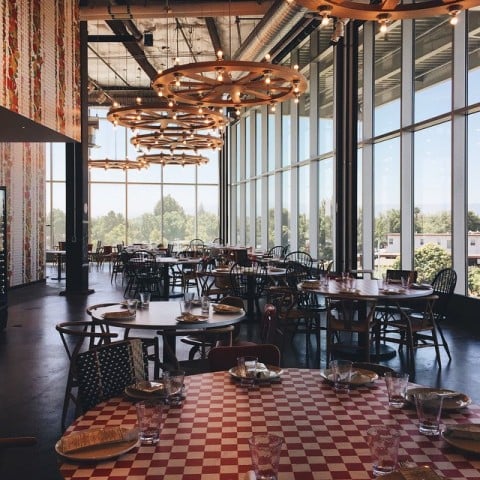 Facebook headquarters by Frank O. Gehry, photo by jinerous