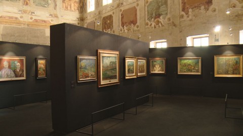 Antonio Ligabue - Ritorno a Gualtieri, veduta della mostra, 2015