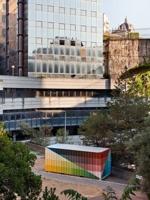 Alberonero, l'intervento per I Giardini di Plastica, Genova 2015 - foto Andrea Bosio