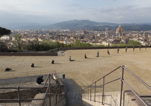 Antony Gormley, Human - Forte di Belvedere, Firenze 2015 - photo Antony Gormley - courtesy Galleria Continua & White Cube - © the Artist