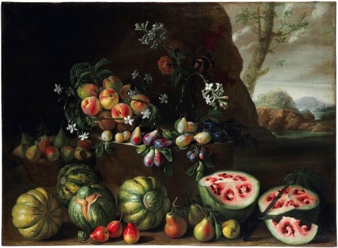 Giovanni Stanchi, olio su tela, 1645-1672,  courtesy Christie’s