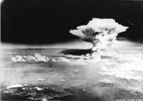 Il fungo atomico su Hiroshima