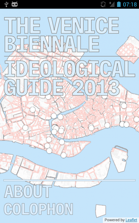 Jonas Staal, Venice Ideological Guide, 2013