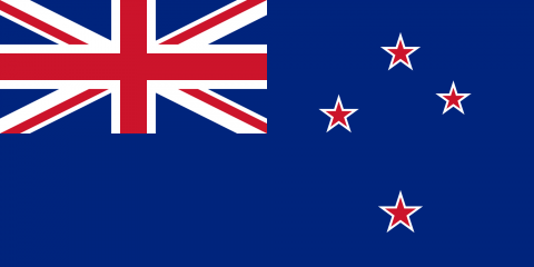 L'attuale bandiera della Nuova Zelanda