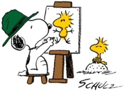 Snoopy artista