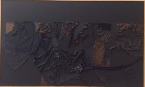 Tutto Nero, 1956, courtesy Fondazione Palazzo Albizzini Collezione Burri