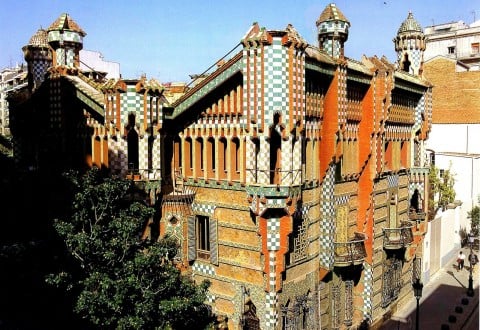 Casa Vicens di Gaudì, a Barcellona