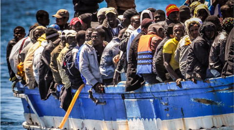 Migranti verso Lampedusa