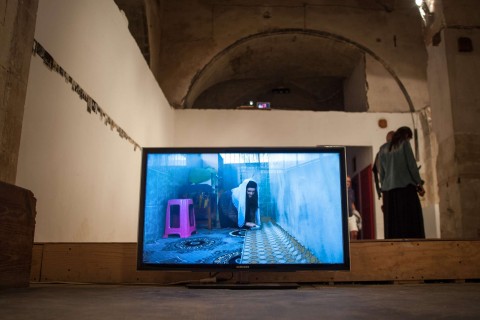 Nie Ja - veduta della mostra presso Site Mill, Scicli 2015