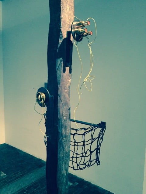 Steven Claydon – Analogues, Methods, Monsters, Machines - veduta della mostra presso il CAC, Ginevra 2015