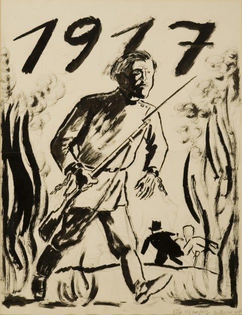 Un disegno di George Grosz del 1917