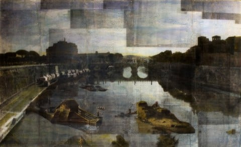 Andrea Aquilanti, Veduta del tevere e di Castel Sant'Angelo