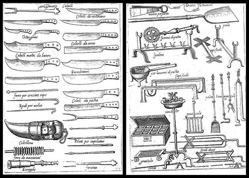 BIBLIO  L'arte Cucinaria in Italia. Trattato teorico pratico e  dimostrativo della cucina italiana e delle principali straniere,  applicabile a qualsiasi servizio sia per cucina di lusso che per quelle  d'albergo e