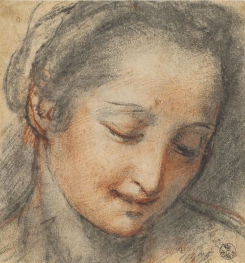 Federico Barocci, Testa di donna, Firenze, Gabinetto Disegni e Stampe degli Uffizi