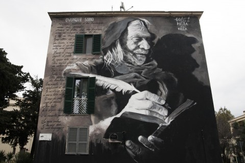Gomez e Poeta del Nulla - Roma, Trullo, 2015