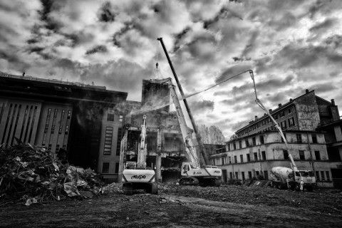 La nuova sede dell'ADI a Milano - prima della ristrutturazione - photo Paolo Demaldè