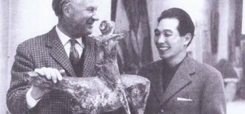 Marino Marini con Kengiro Azuma