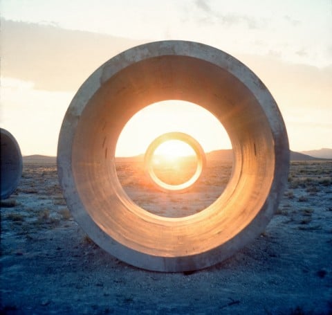 Nancy Holt, Sun Tunnels, 1976 - from Troublemakers - © Holt Smithson Foundation-Licensed by VAGA, New York